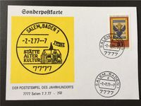 Sonderpostkarte 7.7.77 salem Bayern - Elfershausen Vorschau