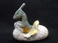 Dinosaurier Baby Parasaurolophus/ Ei Schlüpf Figur von AAA Selten Baden-Württemberg - Täferrot Vorschau