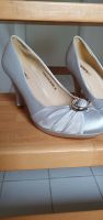 NEU Jumex Gr. 39 High Heels Silber Silk Satin Plateau Pumps Baden-Württemberg - Kraichtal Vorschau