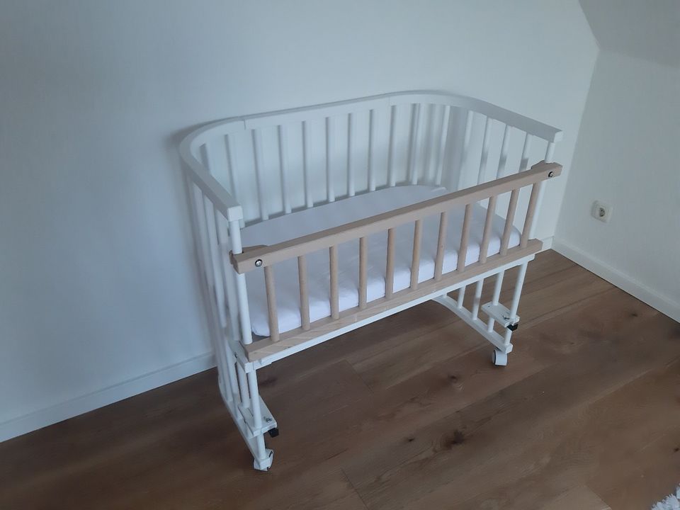 Babybay Beistellbett Maxi, weiß, inklusive Zubehör in Ratzeburg