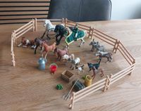 Schleich Pferd Pony Hund Katze Esel Kuh Koppel Zäune Reiter Nordrhein-Westfalen - Erkrath Vorschau