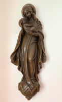 alt Wachsfigur Maria Mutter Gottes mit Jesus Kind Bayern - Augsburg Vorschau