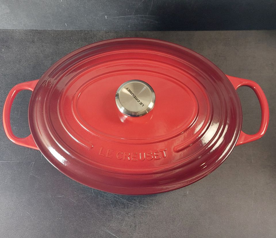 ‼️Le Creuset Signature Bräter/ Ovalbräter 31cm. Kirschrot. NEU in Kranenburg