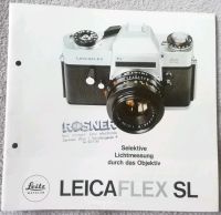 Leica Flex SL Prospekt Broschüre Heft Ernst Leitz GmbH Rarität Nordrhein-Westfalen - Verl Vorschau