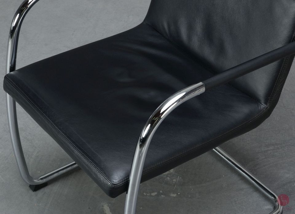 Thonet S61 Leder Freischwinger Bauhaus Stuhl Bürostuhl 1 von 6 in Würzburg