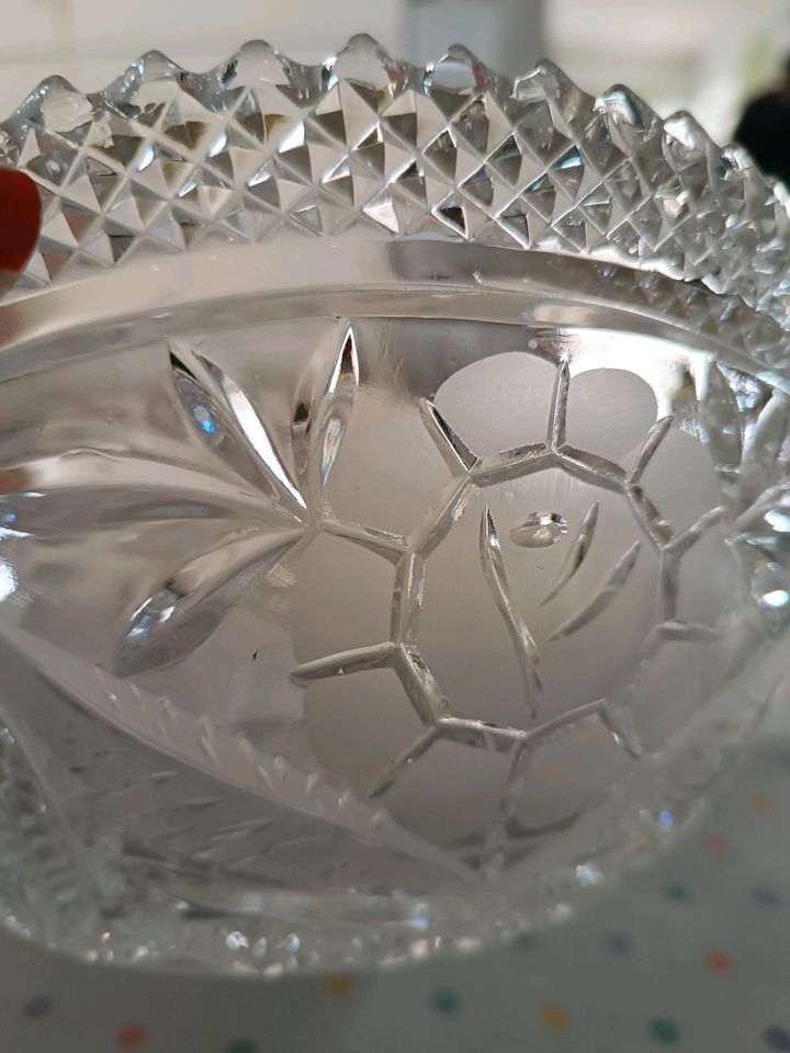 Glasschüssel Glasschale Schale 3 Stück Kristallglas, Top Zustand in Stutensee