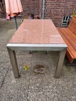 Exklusiver Gartentisch aus Edelstahl mit Granitplatte Nordrhein-Westfalen - Rheinberg Vorschau