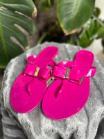 Michael Kors MK Schlappen 39 Sandalen Pink Magenta Schuhe Urlaub Hessen - Eschborn Vorschau
