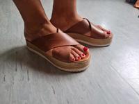 hochwertige echt Leder Espadrilles offen, aus Griechenland Baden-Württemberg - Karlsruhe Vorschau