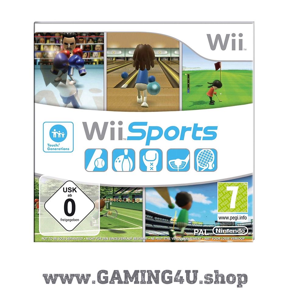 Nintendo Wii Konsole weiß Sports OVP + ORIGINAL Remote Controller in Aulendorf