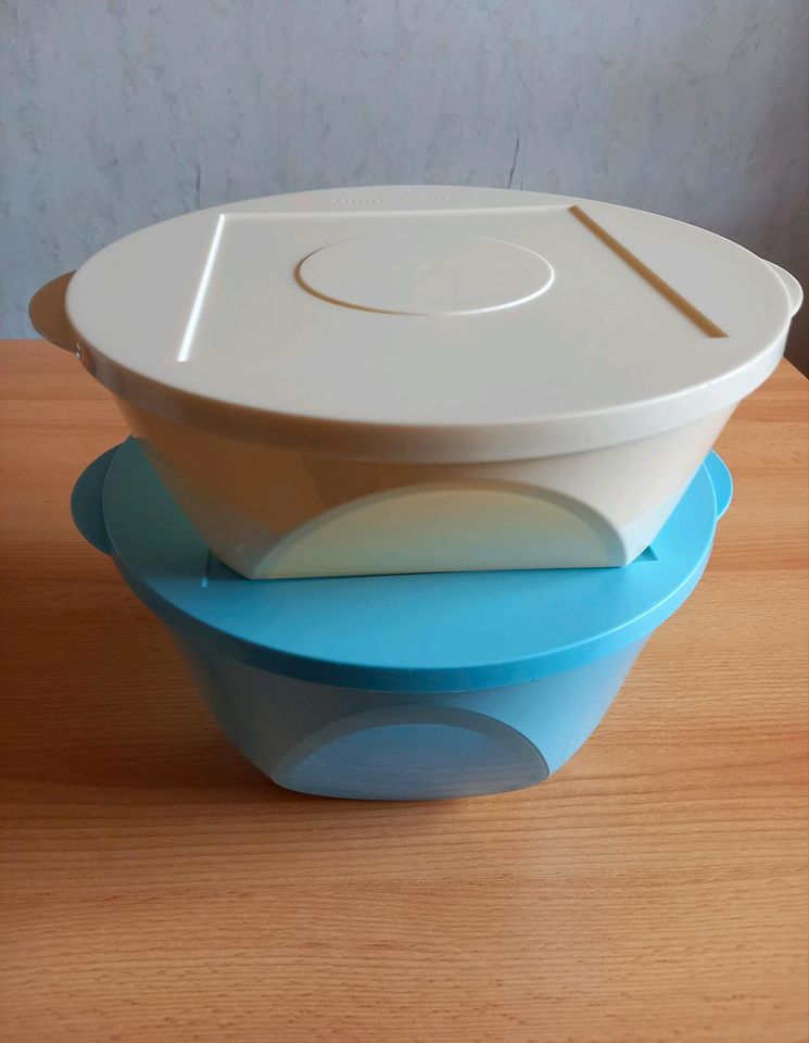 Tupperware ~ Schüssel Set mit Deckel + Sichtfenster ~ Tupper ~ in Meißner