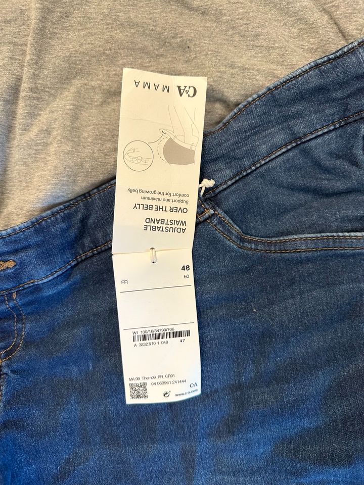 Umstandshose Umstandsjeans in Größe 48 von C&A neu mit Etikett in Cremlingen