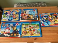 5 Paw Patrol Puzzle 35 37 Teile  Chase Marshall Rubble Niedersachsen - Wischhafen Vorschau