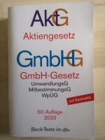 Aktiengesetz (AktG), GmbH-Gesetz (GmbHG) Bayern - Bad Berneck i. Fichtelgebirge Vorschau