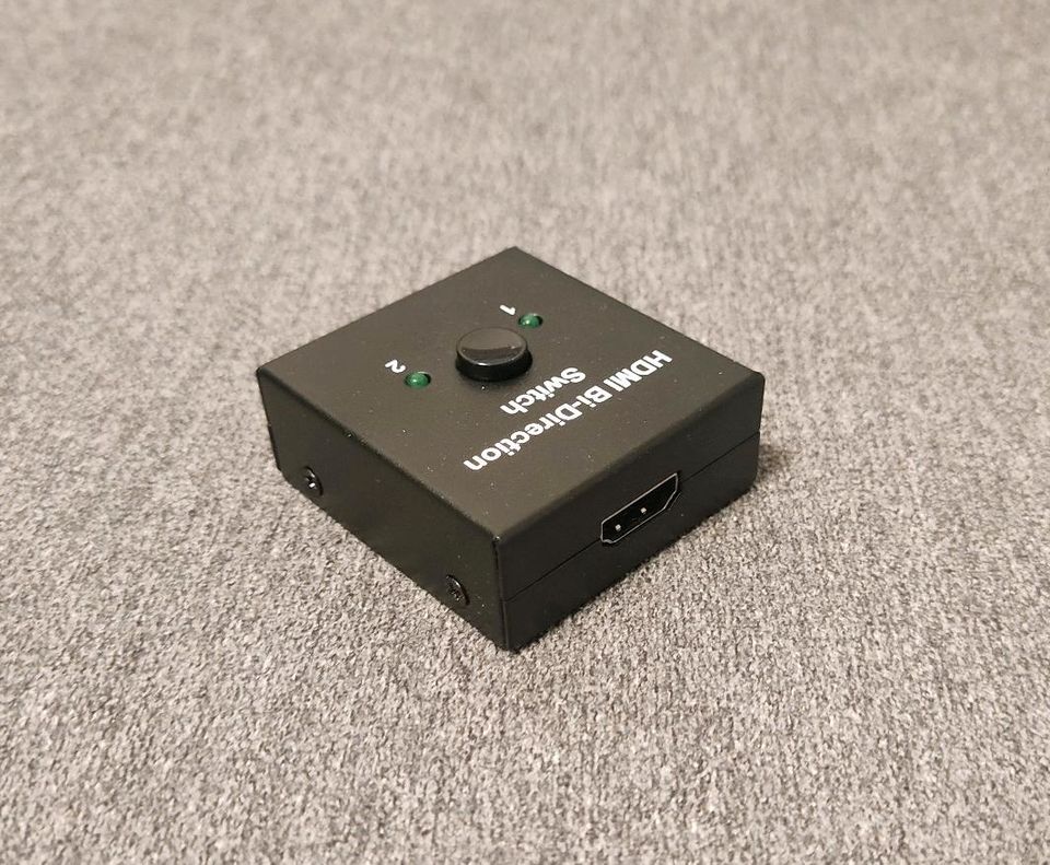 2x1 Bi-direktionaler HDMI-Switch aus Metall (neuwertig) in Cottbus