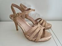 Catwalk High Heel Sandaletten rose glitter NEU 39 München - Trudering-Riem Vorschau