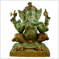 Ganesha mintgrün 55cm 21 KG Glücksgott Elefantengott Shiva Stuttgart - Zuffenhausen Vorschau