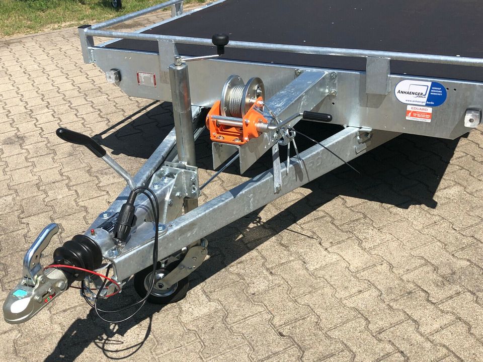 ⭐️ Eduard Auto Transporter 2700 kg 406x200cm Reling Rampen 63 in Schöneiche bei Berlin