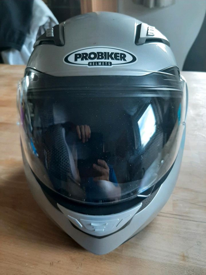 Motorradhelm Klapphelm Probiker Größe M in Opfenbach