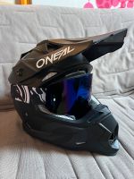 Oneal 2SRS Crosshelm mit Raven edge charge Brille NEU Sachsen - Mühlau Vorschau