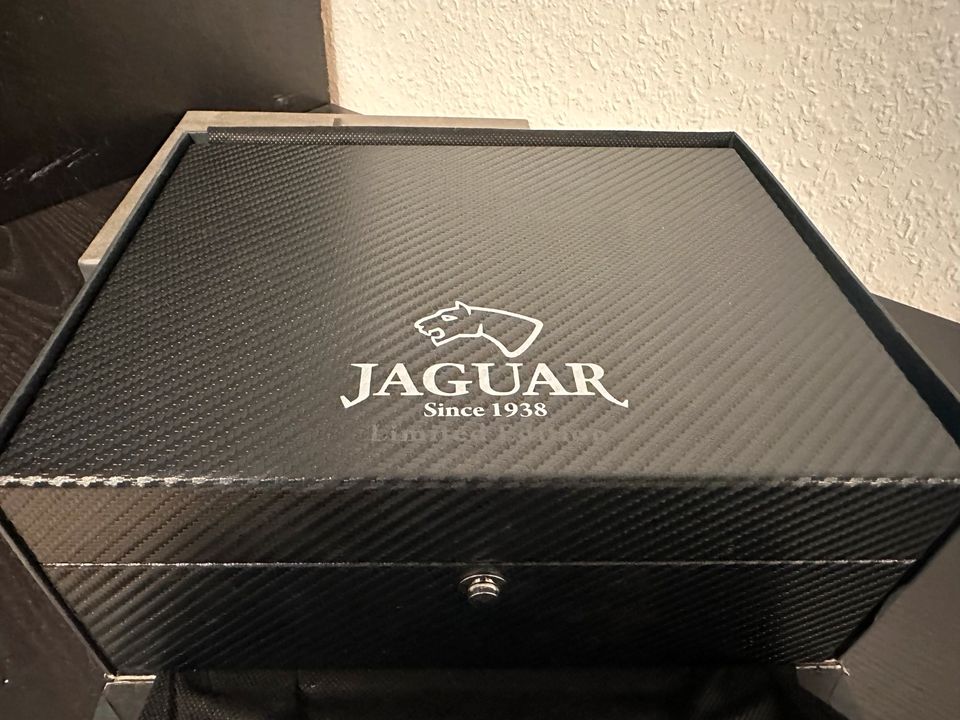 Jaguar Uhr Limited Edition schwarz stahl in Lauenburg