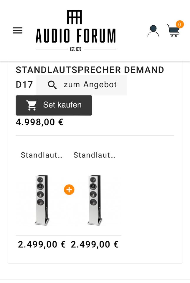 ✅ Definitive Technology D-17 Lautsprecher No T+A, B&W, Focal ‼️ in Ahlen