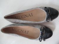 MUGNAII Designer Echt Leder Ballerina in Stepp und Lack GR. 39,5 Berlin - Hellersdorf Vorschau