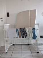 Babybay Maxi weiß Matratzen, Beistellbett, Rausfallschutz, Rollen Nordrhein-Westfalen - Minden Vorschau