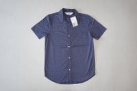 !!! NEU !!! Gr. 140 H&M Kurzarm Hemd blau mit weißen Punkten Rostock - Hansaviertel Vorschau