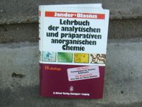 LEHRBUCH d. ANALYTISCHEN u. PRÄPARATIVEN ANORGANISCHEN CHEMIE Niedersachsen - Celle Vorschau