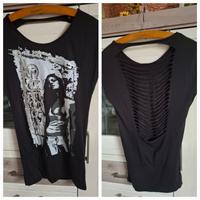 Guess Sommershirt lang Print raffiniertem Rücken Gr. S schwarz Sachsen - Strehla Vorschau