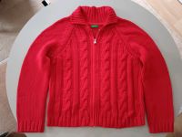 Damen Benetton Strick Zopfpullover, rot, Gr. M Nordrhein-Westfalen - Hamm Vorschau