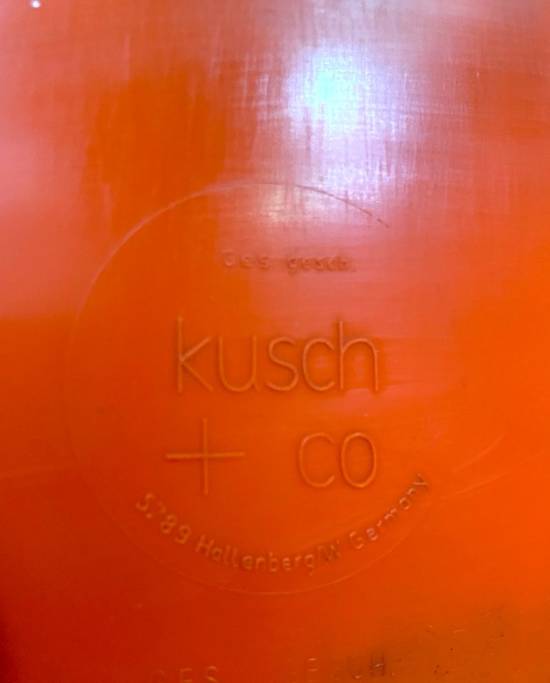 Kusch & Co. Stapelstuhl Hartplastik 70er-80er  | Stuhl | Orange in Hannover