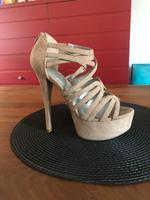 Aldo Sandaletten High Heels Plateau beige Essen-Borbeck - Dellwig Vorschau