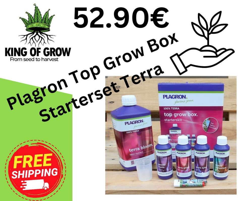 Plagron Top Grow Box Starterset 100% Terra, Grow Dünger in Bretten