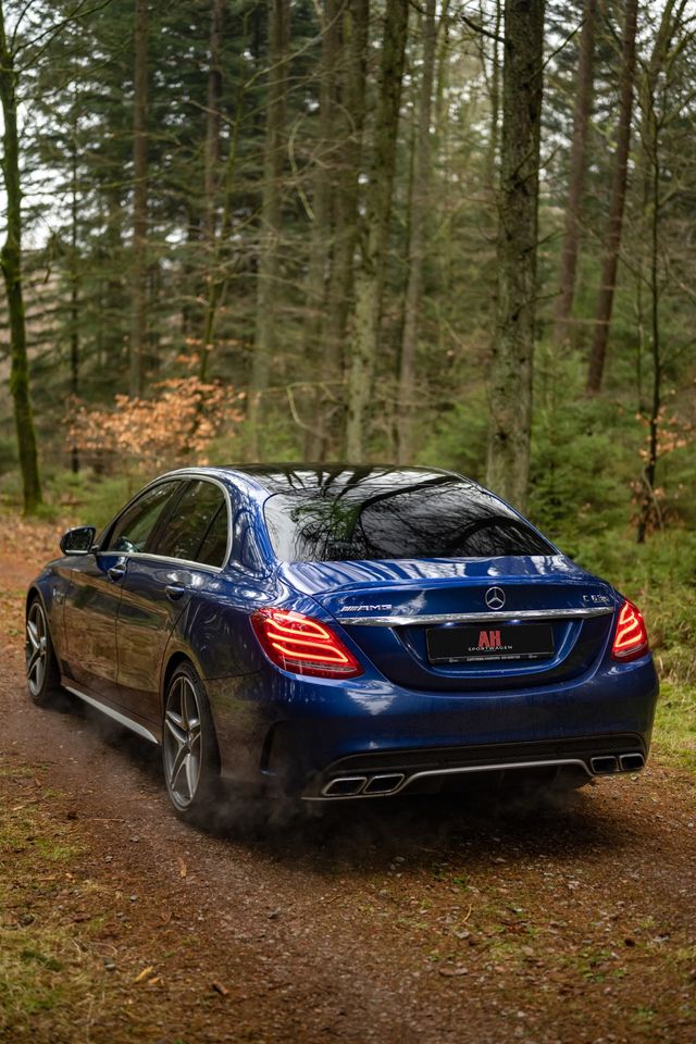 Mercedes Benz C63S AMG mieten | Sportwagen mieten | Hochzeitsauto in Hamburg