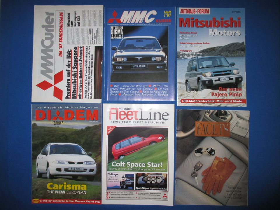 Prospekt Zeitschrift Mitsubishi MMC Kurier Sprint und andere in Schacht-Audorf