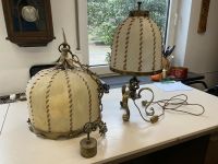 Antike Lampen aus Leder und Messing, vintageHängelampe,Tischlampe Essen - Essen-Stadtwald Vorschau