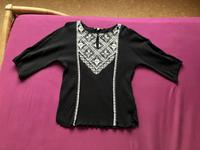 Schwarze bestickte Bluse Gr. L von Esprit Boho Hippie Style Bayern - Feucht Vorschau