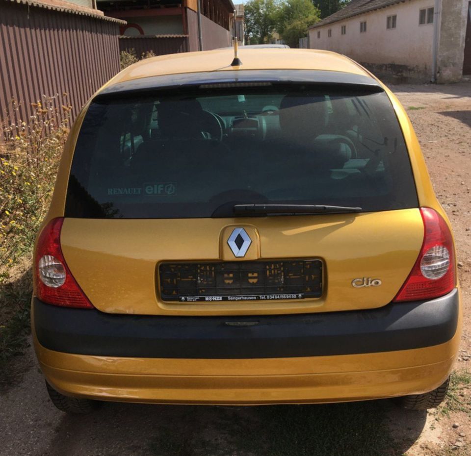 Schlachtfest Renault CLIO II 1.2 55kW/ 75PS in Bad Frankenhausen/Kyffhäuser