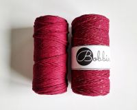 Bobbiny Makramee Garn 3 mm wine red und golden wine red Niedersachsen - Weener Vorschau