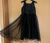 Neu H&M 134 festliches Kleid schwarz Pailletten Hessen - Limeshain Vorschau