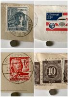 Briefmarken Deutsche Post 1947/48 Württemberg 1948 USA 1977 Stuttgart - Untertürkheim Vorschau