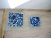 2 Glasschalen Glasteller Motiv Fische blau Bayern - Bobingen Vorschau
