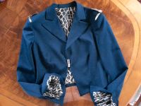 Edel Designer Blazer Blau Leoprint Bayern - Augsburg Vorschau