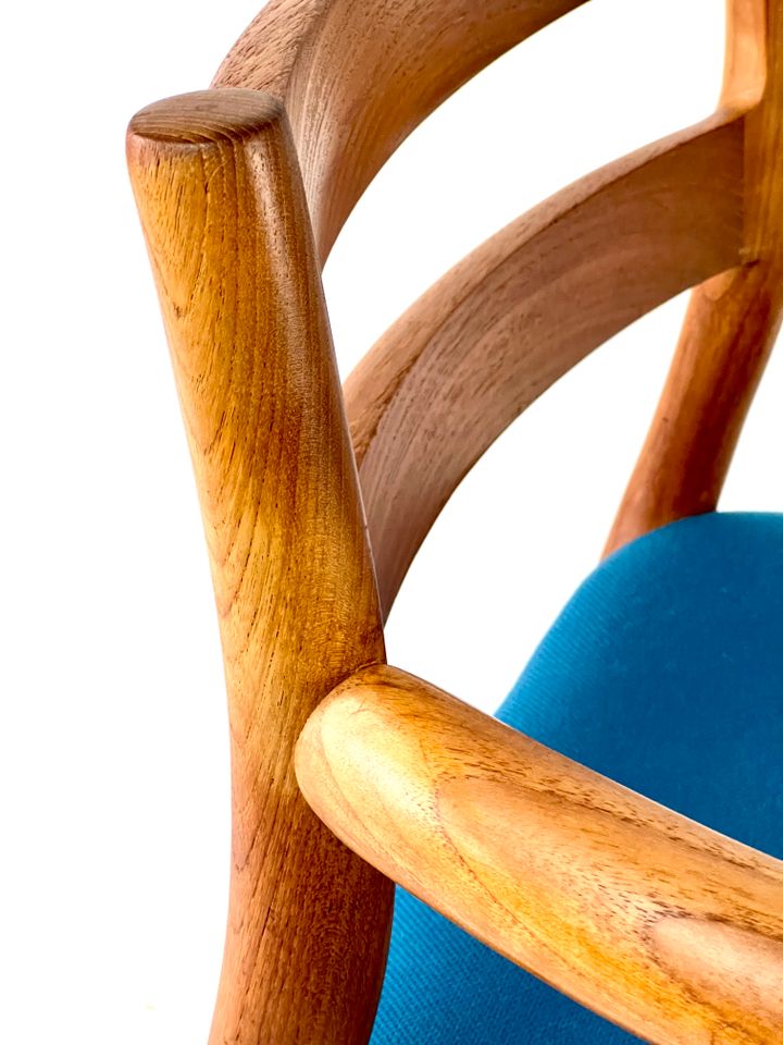 70er Niels Møller Teak Armlehnstuhl Armchair # 67 Danish Design in Ingersheim