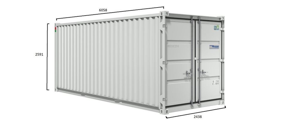 20' Fuß Lagercontainer/Materialcontainer/Baucontainer in München