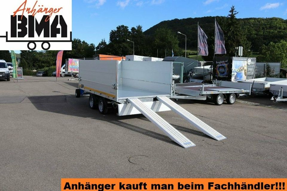 EDUARD Anhänger 3-Seiten Kipper 330x180x30 3500kg E+H Pumpe + Auf in Mühlhausen im Täle