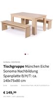 Tischgruppe/ Ess- Tisch mit Bänken Obergiesing-Fasangarten - Obergiesing Vorschau