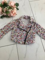 Bikerjacke Gr. 110 116 Jacke Jäckchen Blumen Blümchen Sommer Hessen - Hanau Vorschau